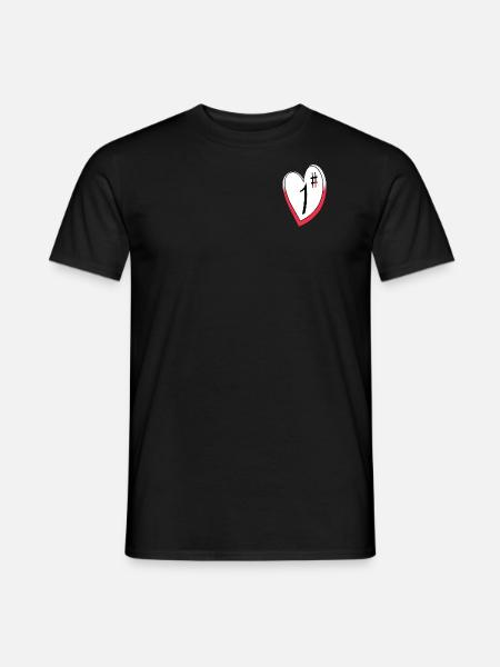 Herz - Männer T-Shirt -
