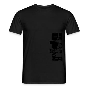 ride more - Männer T-Shirt - Schwarz - Vorne - AI Model Male 178 light (178cm)