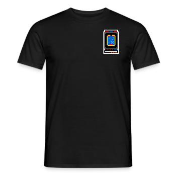 Pixel Vectrex - Männer T-Shirt - Schwarz - Vorne - AI Model Male 178 light (178cm)