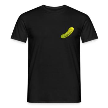 cucumber - Men's T-Shirt - black - Front - AI Model Male 178 light (178cm)