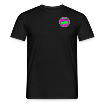 Fancy Golfcar - Männer T-Shirt - Schwarz - Vorne - AI Model Male 178 light (178cm)
