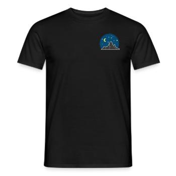 STARRY SKY de couleur - T-shirt homme - noir - Devant - AI Model Male 178 light (178cm)