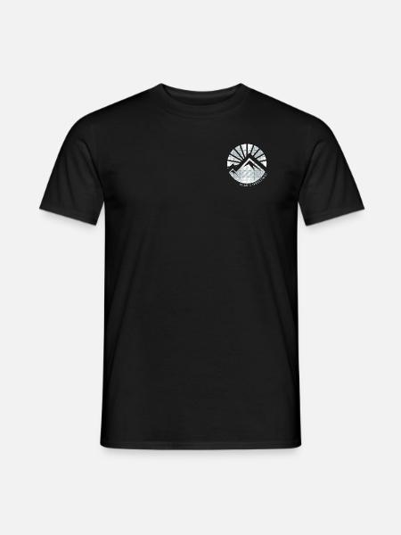Winter - Berge - Männer T-Shirt - Schwarz