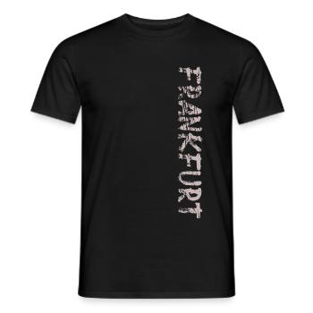Frankfurt - Men's T-Shirt - black - Front - AI Model Male 178 light (178cm)