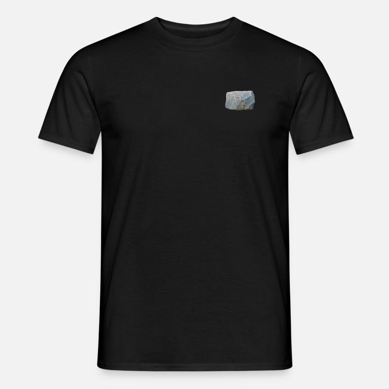 Stein klein / Geschenk Geschenkidee - Männer T-Shirt - Schwarz