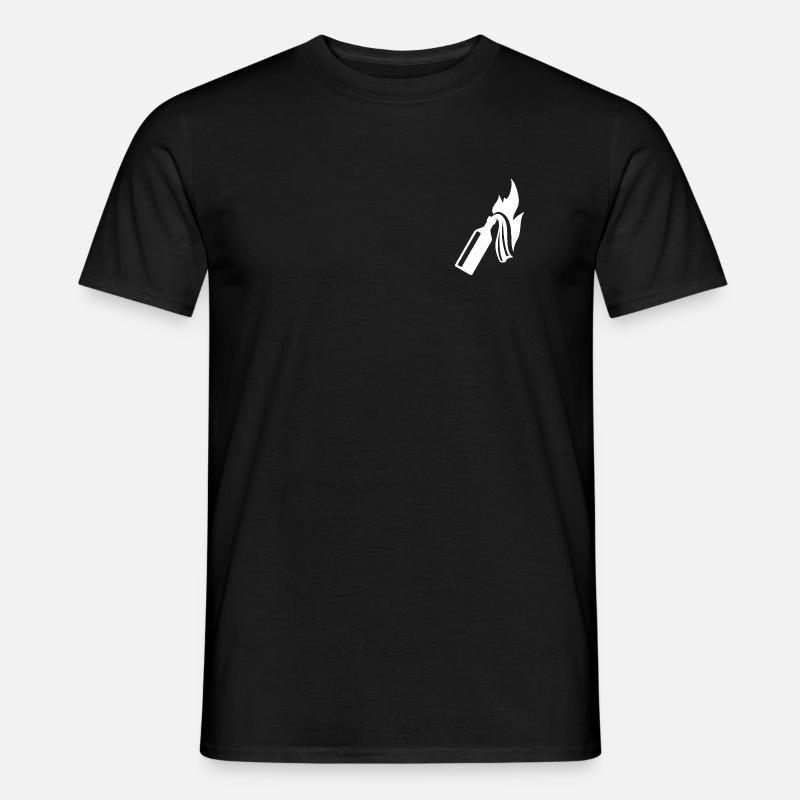Molotow blanc/white - Männer T-Shirt - Schwarz