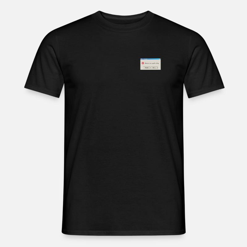 Brain.exe has stopped working - Men’s T-shirt - black