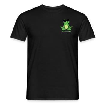 STAY COOL 1 - Men's T-Shirt - black - Front - AI Model Male 178 light (178cm)