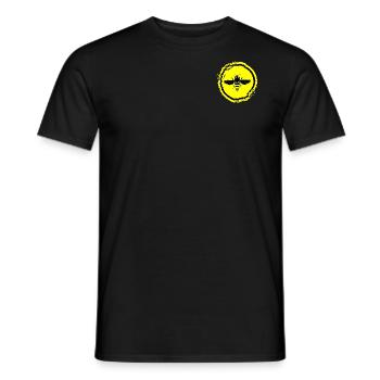 Die Biene - Männer T-Shirt - Schwarz - Vorne - AI Model Male 178 light (178cm)