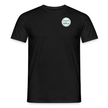 Hopfen - Männer T-Shirt - Schwarz - Vorne - AI Model Male 178 light (178cm)