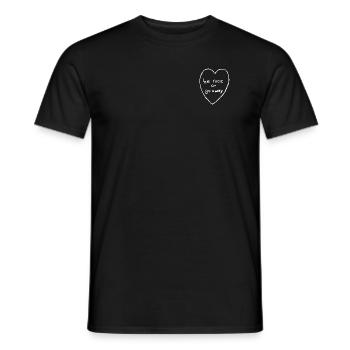 be nice or go away - Männer T-Shirt - Schwarz - Vorne - AI Model Male 178 light (178cm)