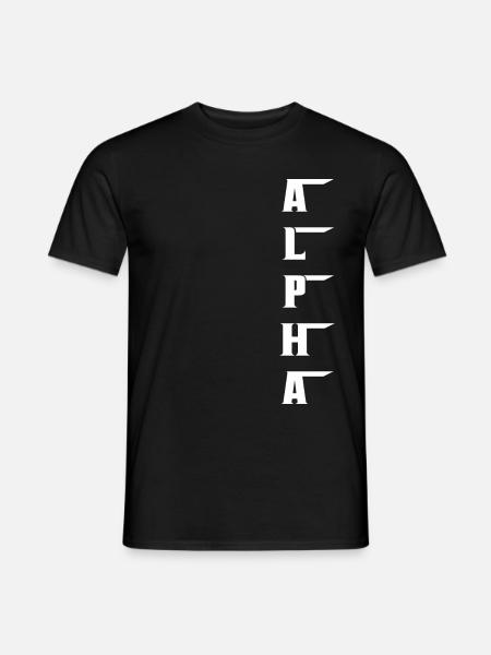 ALPHA - Men's T-Shirt - black