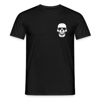 Skull Head Fun - 666 - Schädel - Männer T-Shirt - Schwarz - Vorne - AI Model Male 178 light (178cm)