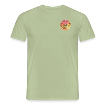 Desert Roads - Männer T-Shirt - Sage - Vorne - AI Model Male 178 light (178cm)