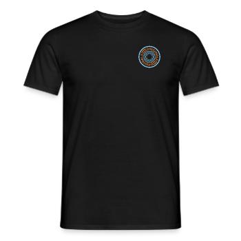 Vintage-Wheel - Männer T-Shirt - Schwarz - Vorne - AI Model Male 178 light (178cm)