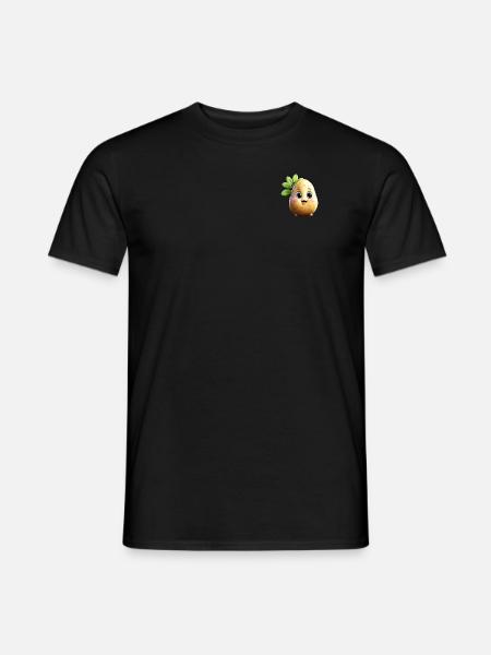 niedliche Kartoffel - Männer T-Shirt - Schwarz