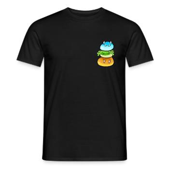 Genshin Impact Slimes - Men's T-Shirt - black - Front - AI Model Male 178 light (178cm)
