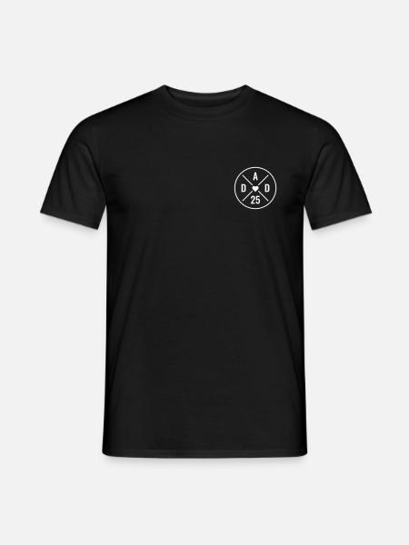 Dad 25 Baby Vater Geschenk Papa 2025 - Männer T-Shirt - Schwarz