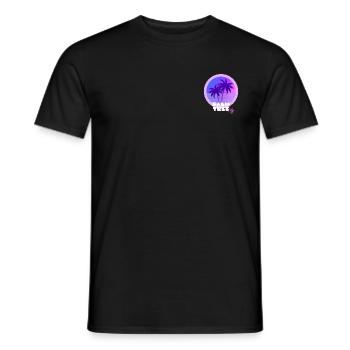 Palm Tree City - Männer T-Shirt - Schwarz - Vorne - AI Model Male 178 light (178cm)