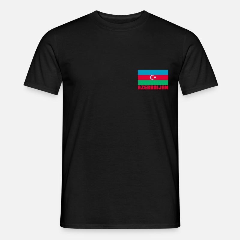 Aserbaidschan - Männer T-Shirt - Schwarz