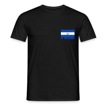 El Salvador - Men's T-Shirt - black - Front - AI Model Male 178 light (178cm)