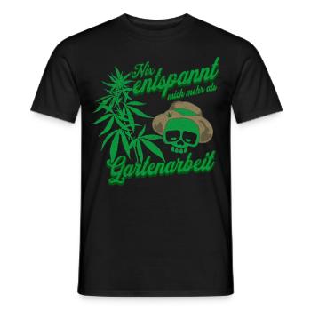I love gardening! - Men's T-Shirt - black - Front - AI Model Male 178 light (178cm)