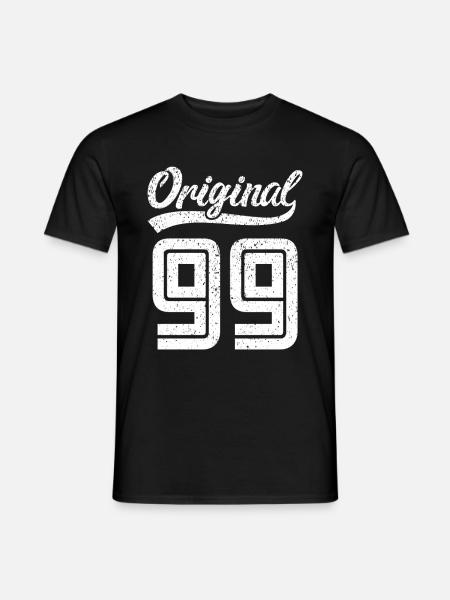 1999 Original 99 geboren 1999 - Männer T-Shirt - Schwarz