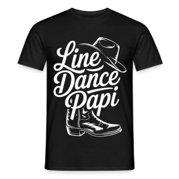 Journée de la Country Line Dance - T-shirt homme - noir - Devant - AI Model Male 178 light (178cm)