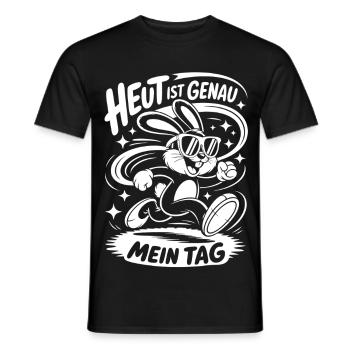 Today is exactly my day - Men's T-Shirt - black - Front - AI Model Male 178 light (178cm)