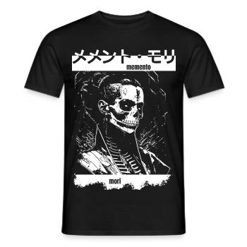 Memento Mori Skelett - Männer T-Shirt - Schwarz - Vorne - AI Model Male 178 light (178cm)