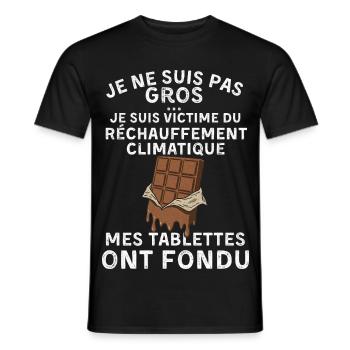 I'm Not Fat - lustige Mann Geschenkidee - Männer T-Shirt - Schwarz - Vorne - AI Model Male 178 light (178cm)
