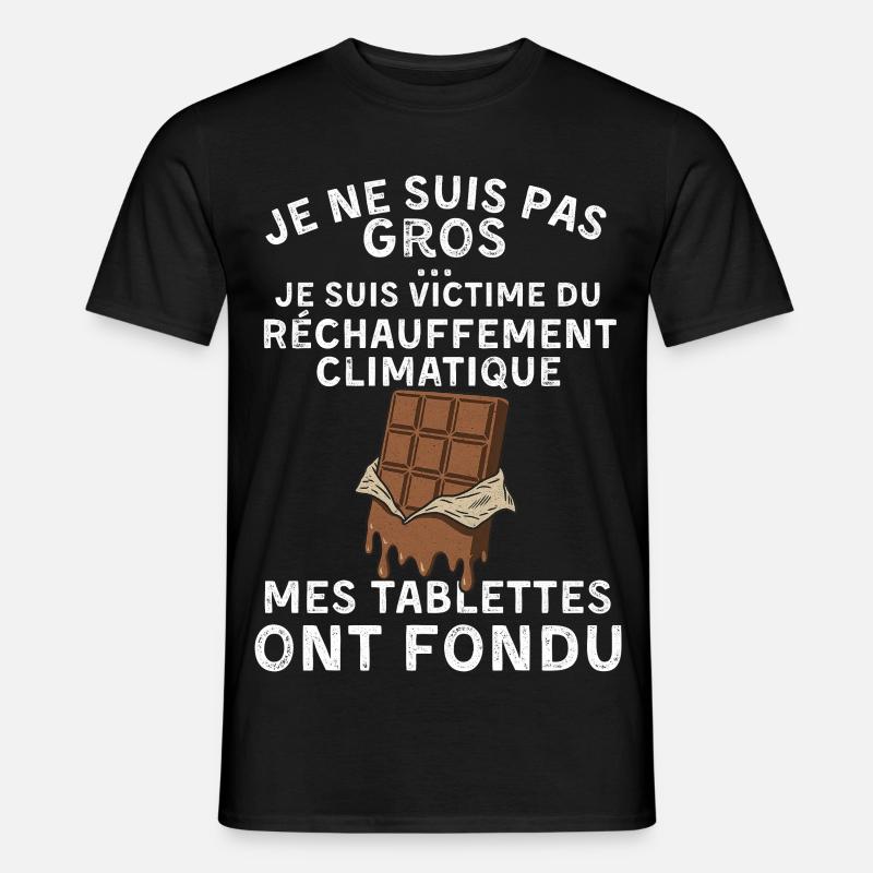 I'm Not Fat - lustige Mann Geschenkidee - Männer T-Shirt - Schwarz