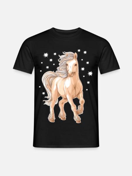 Cheval Poney - T-shirt homme - noir