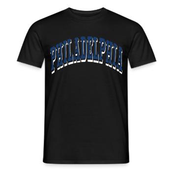 Philadelphia - Men's T-Shirt - black - Front - AI Model Male 178 light (178cm)