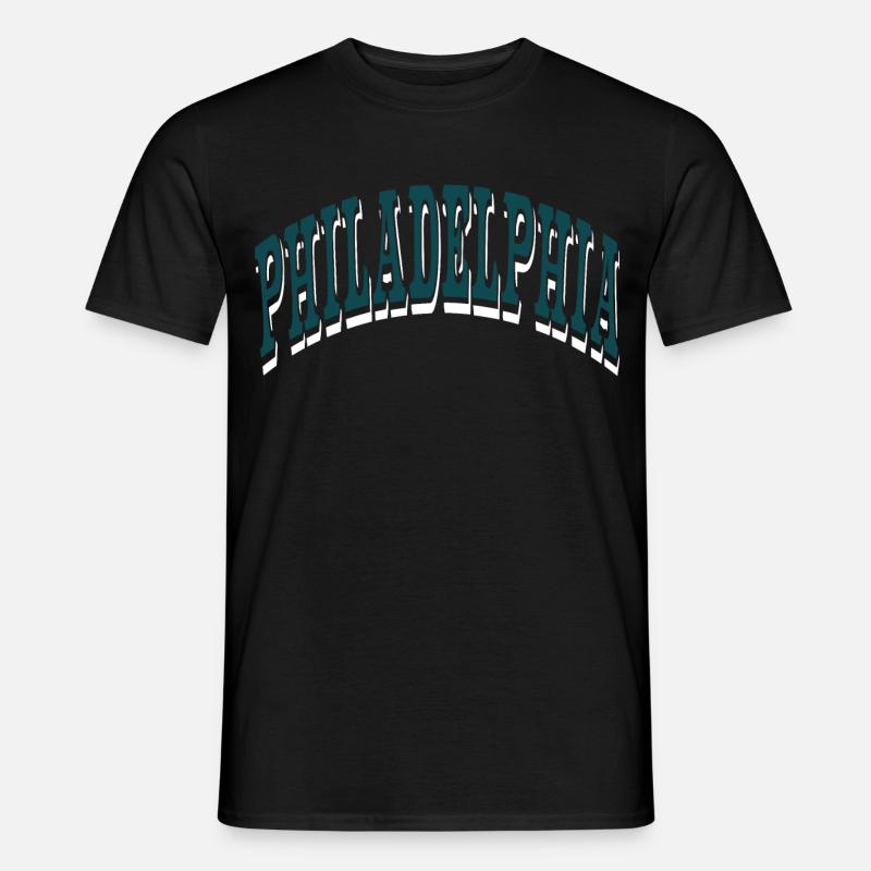 Philadelphia - Männer T-Shirt - Schwarz