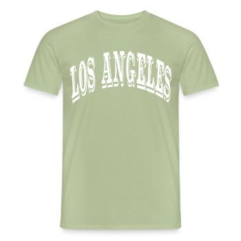 Los Angeles - Men's T-Shirt - sage - Front - AI Model Male 178 light (178cm)