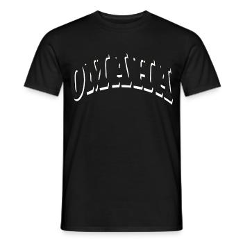 Omaha - T-shirt homme - noir - Devant - AI Model Male 178 light (178cm)