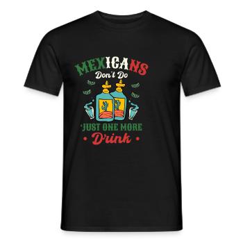 Mexiko Tequila Party Mexikaner Trinken Party - Männer T-Shirt - Schwarz - Vorne - AI Model Male 178 light (178cm)