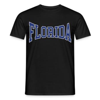 Florida - Männer T-Shirt - Schwarz - Vorne - AI Model Male 178 light (178cm)