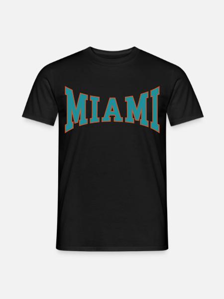 Miami - Männer T-Shirt - Schwarz