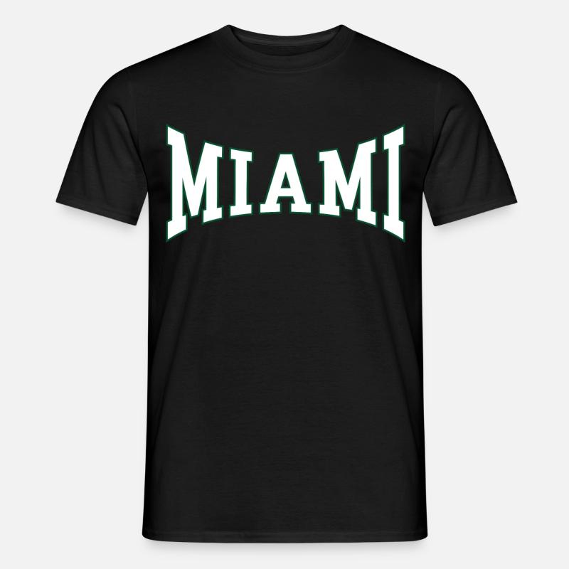 Miami - Männer T-Shirt - Schwarz