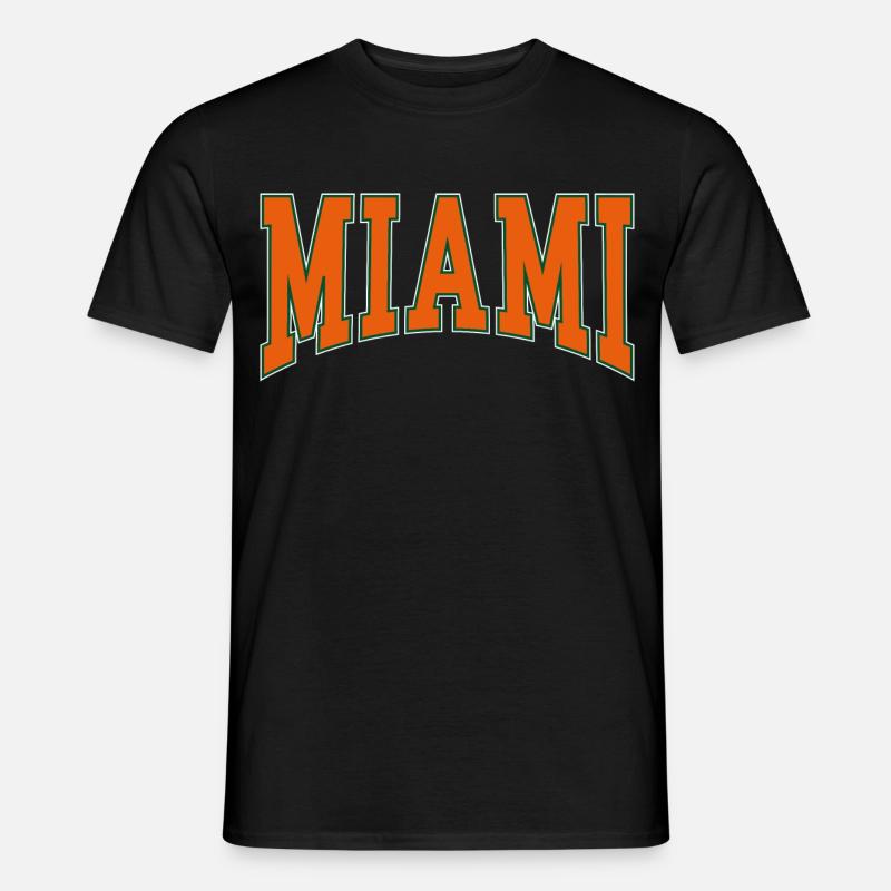 Miami - Männer T-Shirt - Schwarz
