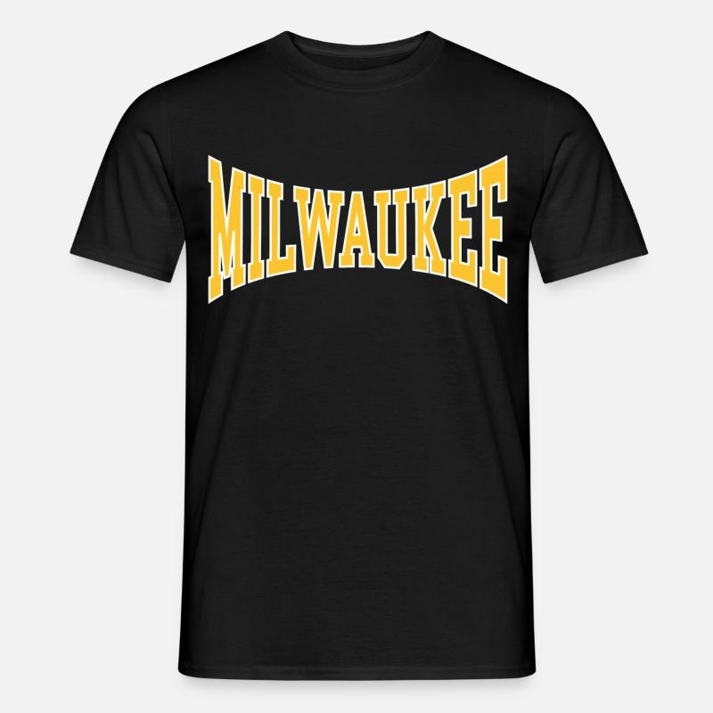Milwaukee - Männer T-Shirt - Schwarz