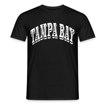 Tampa Bay - Männer T-Shirt - Schwarz - Vorne - AI Model Male 178 light (178cm)