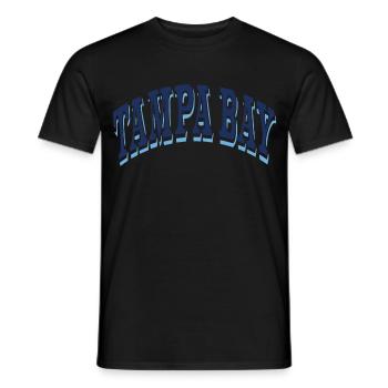 Tampa Bay - Männer T-Shirt - Schwarz - Vorne - AI Model Male 178 light (178cm)