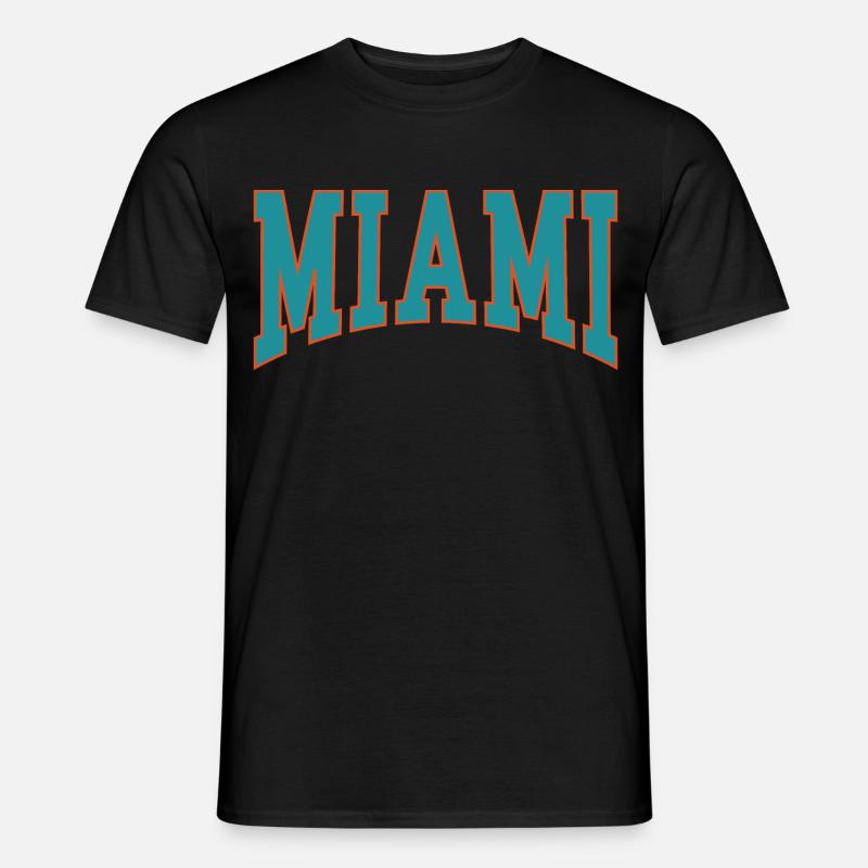 Miami - Männer T-Shirt - Schwarz