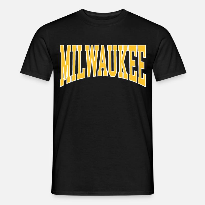 Milwaukee - Männer T-Shirt - Schwarz