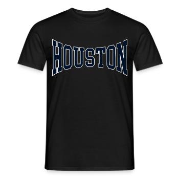 Houston - Männer T-Shirt - Schwarz - Vorne - AI Model Male 178 light (178cm)