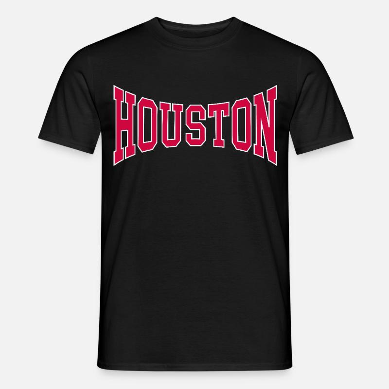 Houston - Männer T-Shirt - Schwarz