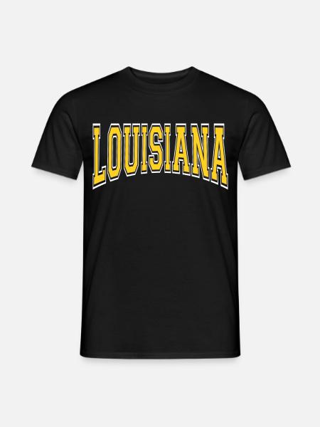Louisiana - Men's T-Shirt - black